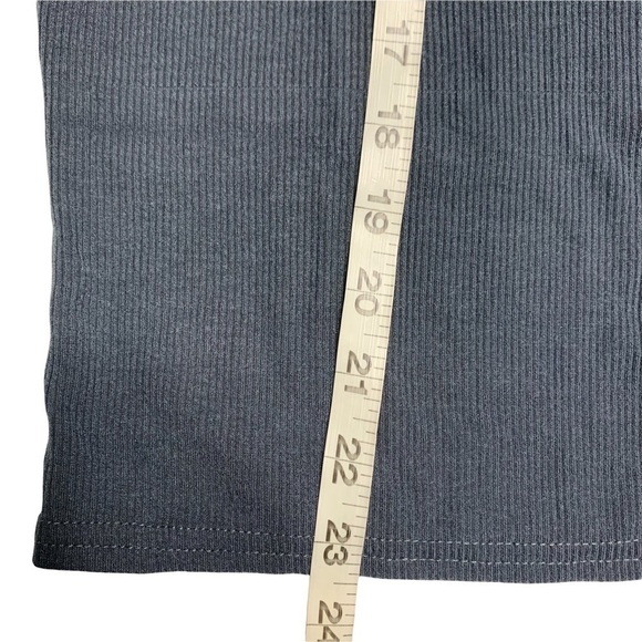 Missguided New With Tags fine rib racer vest in charcoal size 8 - Picture 11 of 16